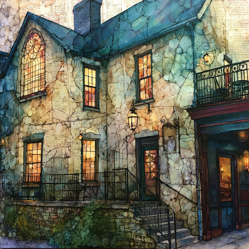 the Slippery Noodle Inn historic blues — ceramic art tile