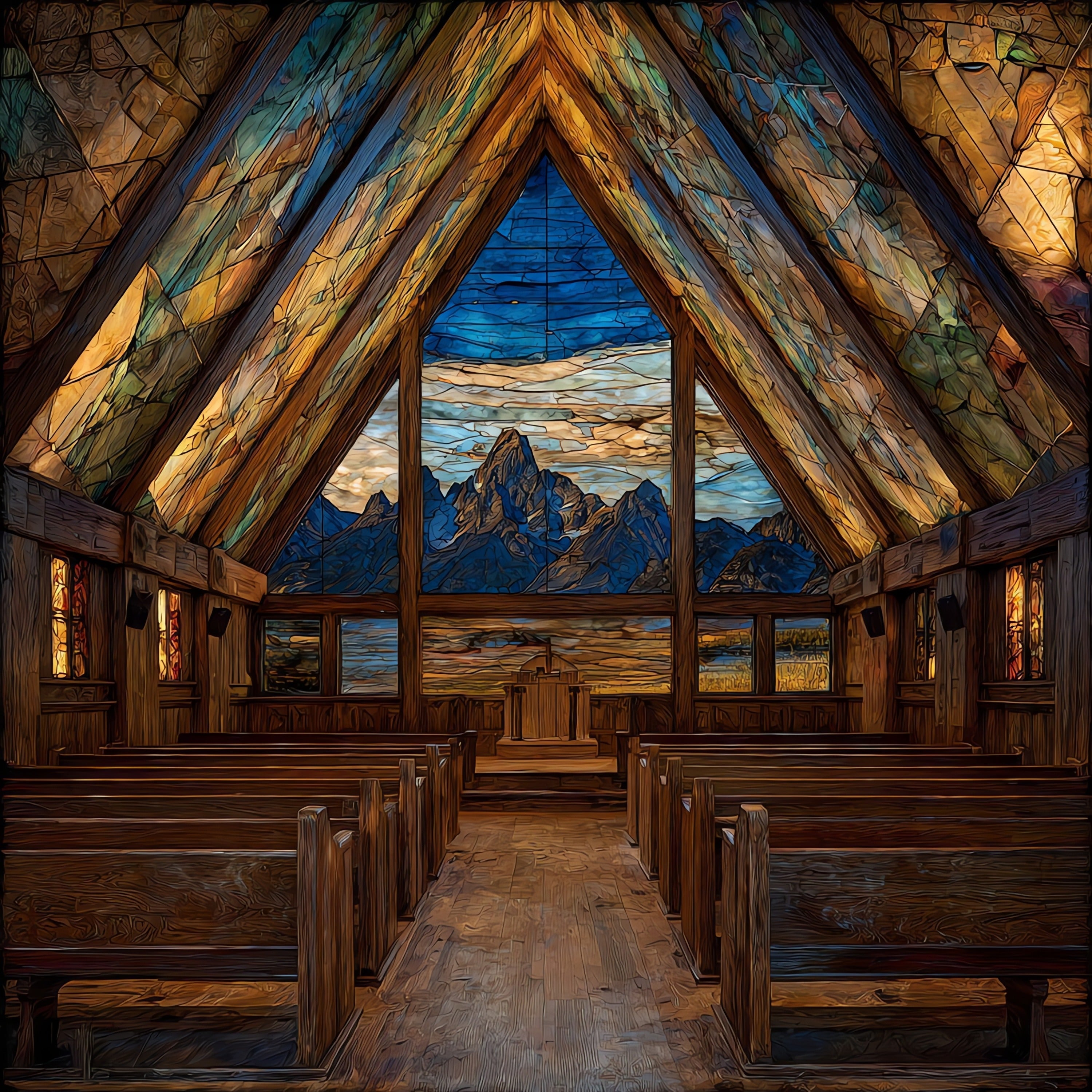 the Chapel of the Transfiguration — ceramic art tile