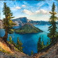 Mount Scott summit — ceramic art tile