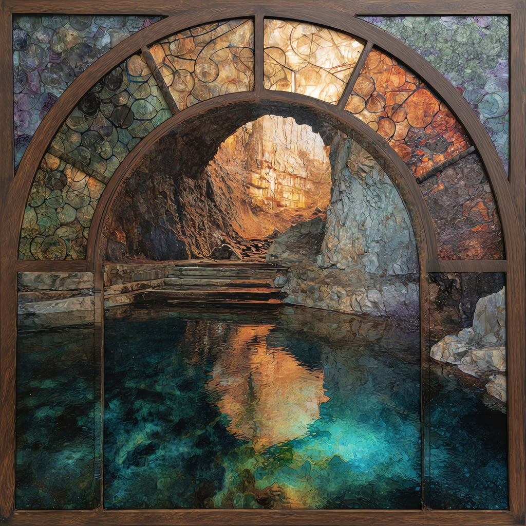 Dixie Caverns — ceramic art tile