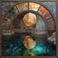 Dixie Caverns — ceramic art tile