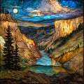 the Sun River Canyon Montana along — ceramic art tile