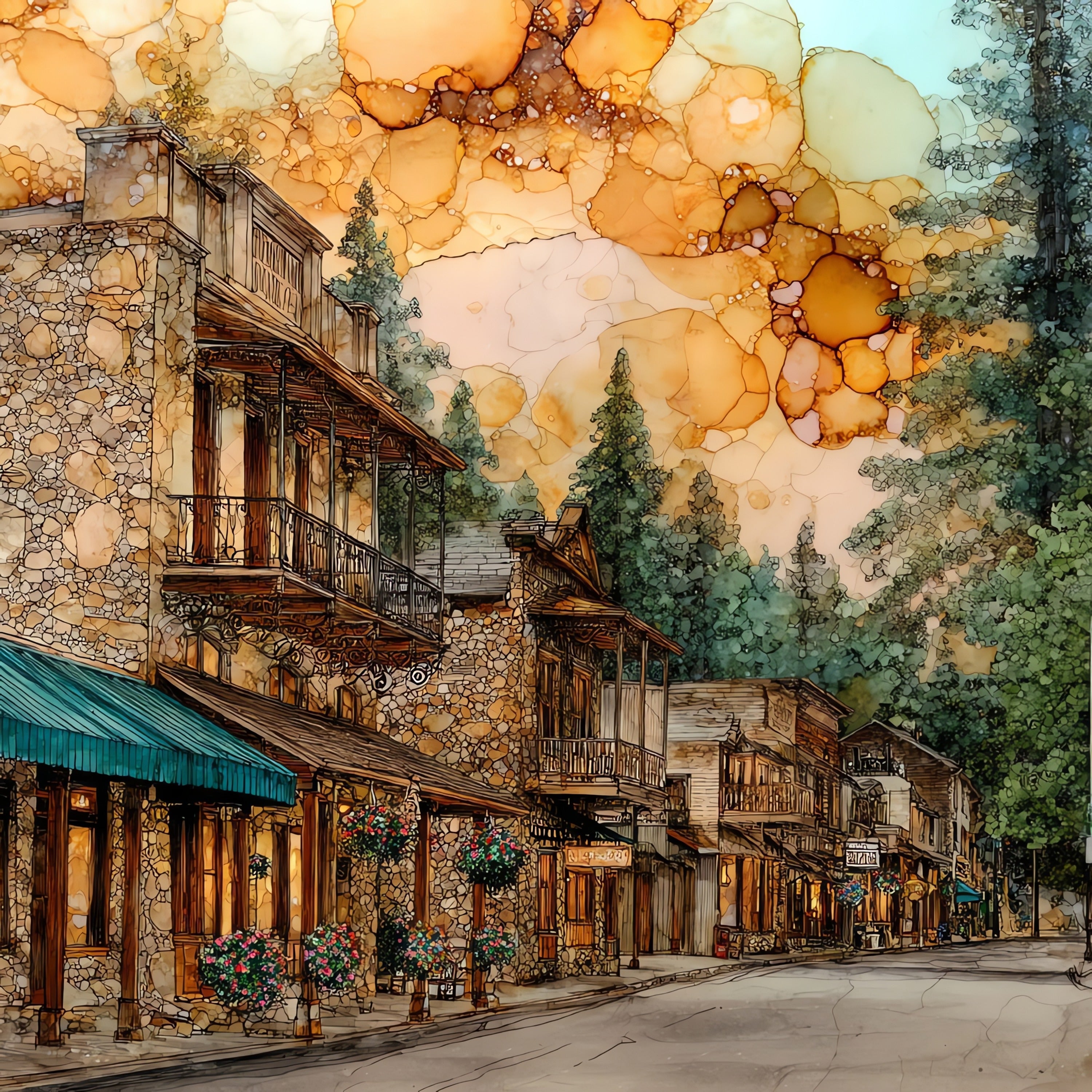 Murphys California — ceramic art tile