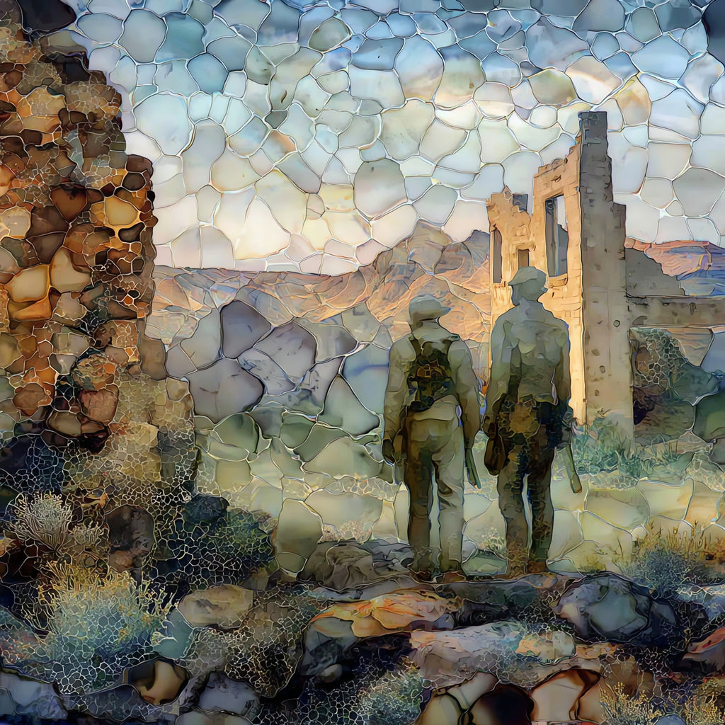 the Goldwell Open Air Museum near — ceramic art tile