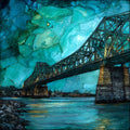 the Lower Trenton Bridge — ceramic art tile