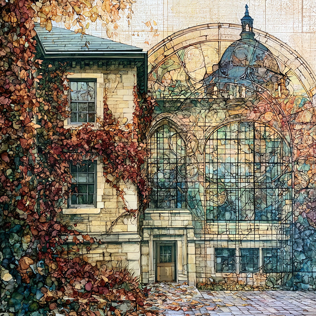 the Main Quad — ceramic art tile