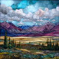 Kobuk Valley sand dunes — ceramic art tile