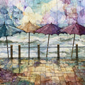 the Rehoboth Beach boardwalk — ceramic art tile