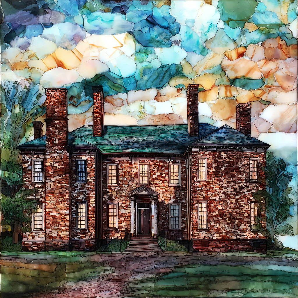 Stratford Hall — ceramic art tile