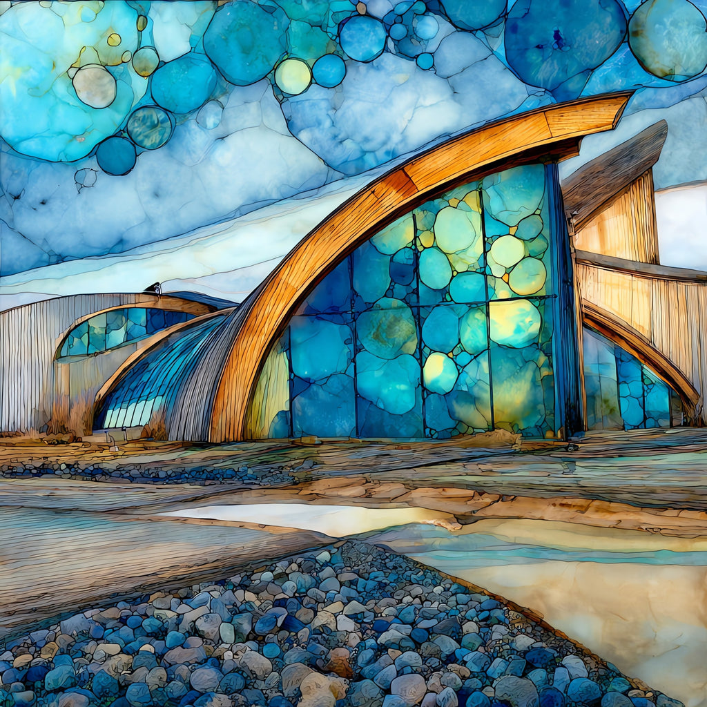 Exploration Place — ceramic art tile