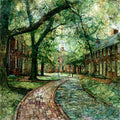 the Dover Green — ceramic art tile