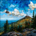 Jay Peak — ceramic art tile