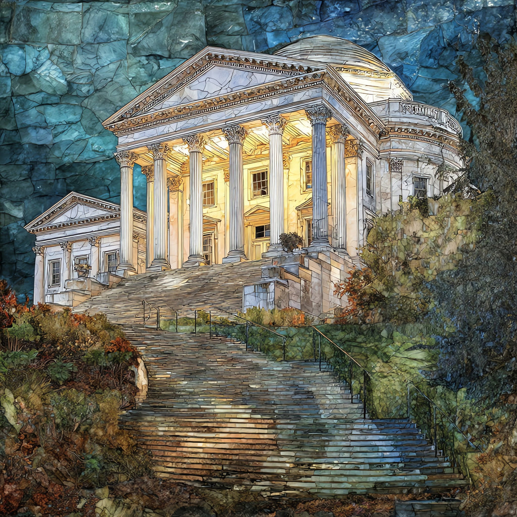 the Virginia State Capitol — ceramic art tile