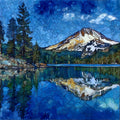 Lassen Peak — ceramic art tile