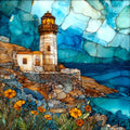 Andros Chora — ceramic art tile