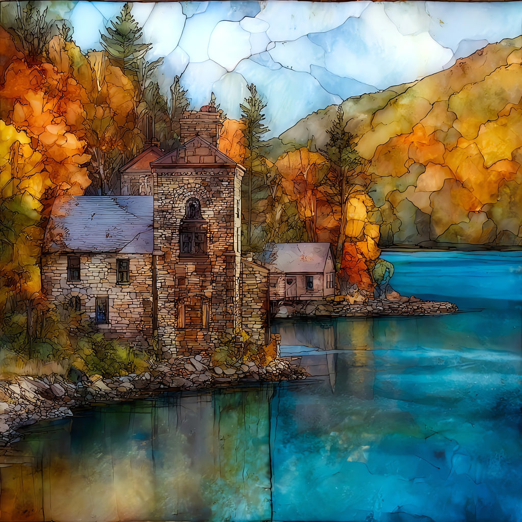 Big Ridge State Park along Norris — ceramic art tile