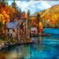 Big Ridge State Park along Norris — ceramic art tile