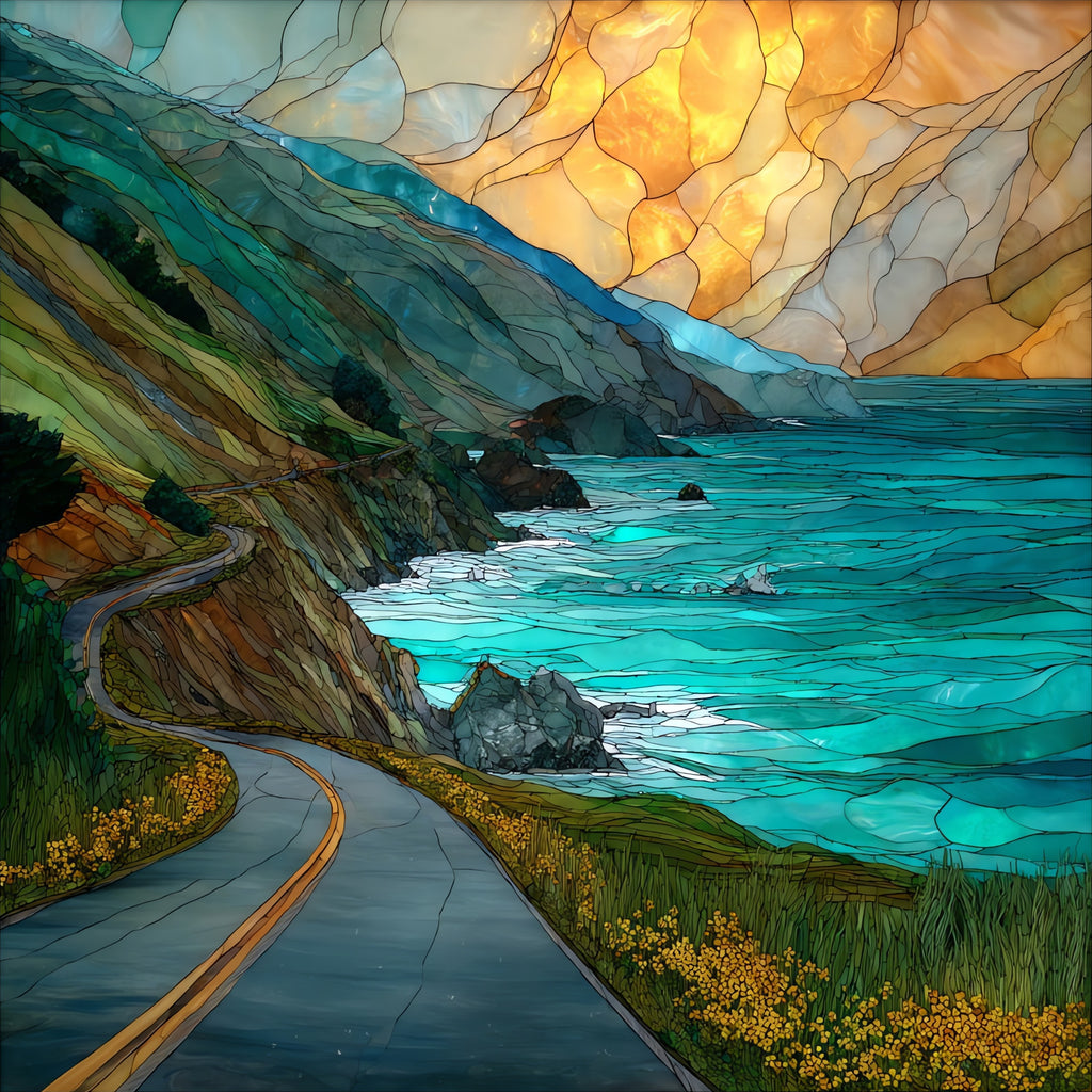 Hurricane Point — ceramic art tile