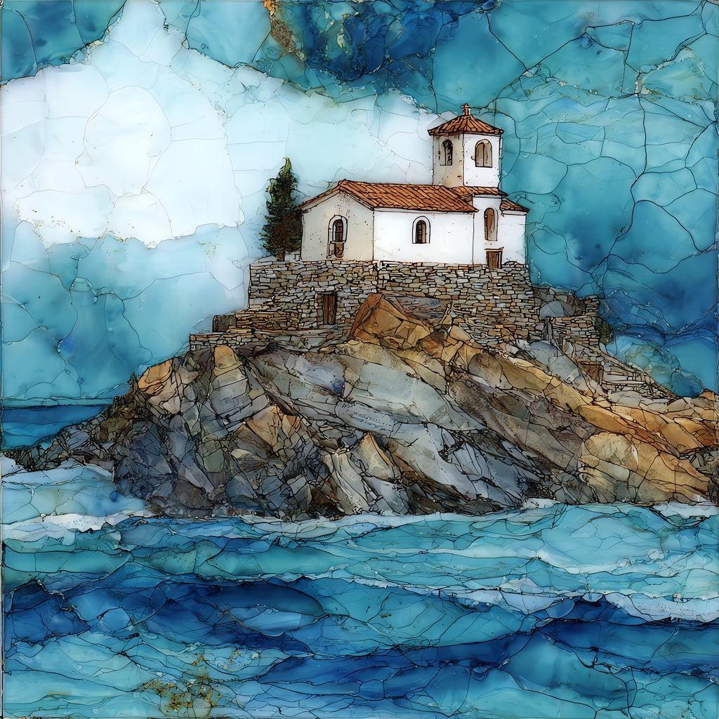 Agios Ioannis Chapel — ceramic art tile