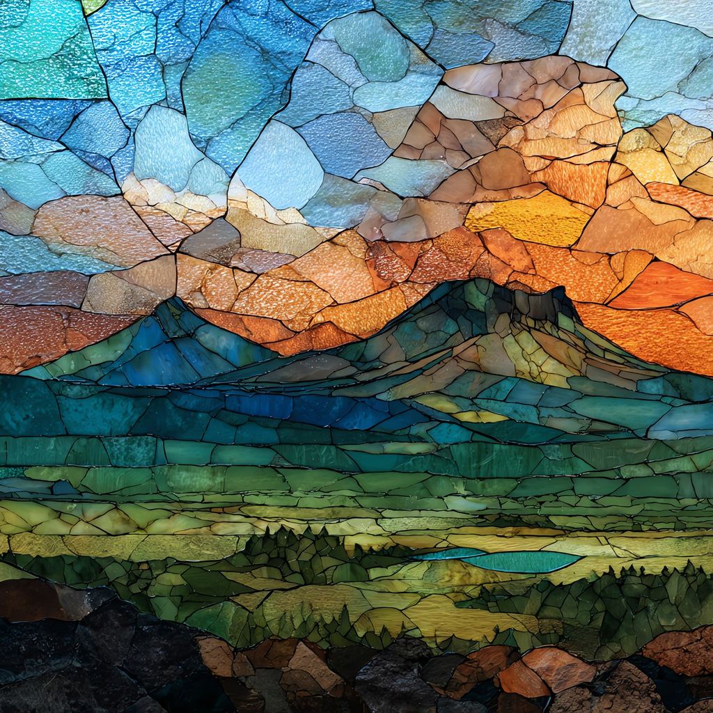 Grand Mesa Scenic Byway — ceramic art tile