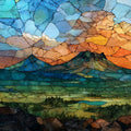 Grand Mesa Scenic Byway — ceramic art tile