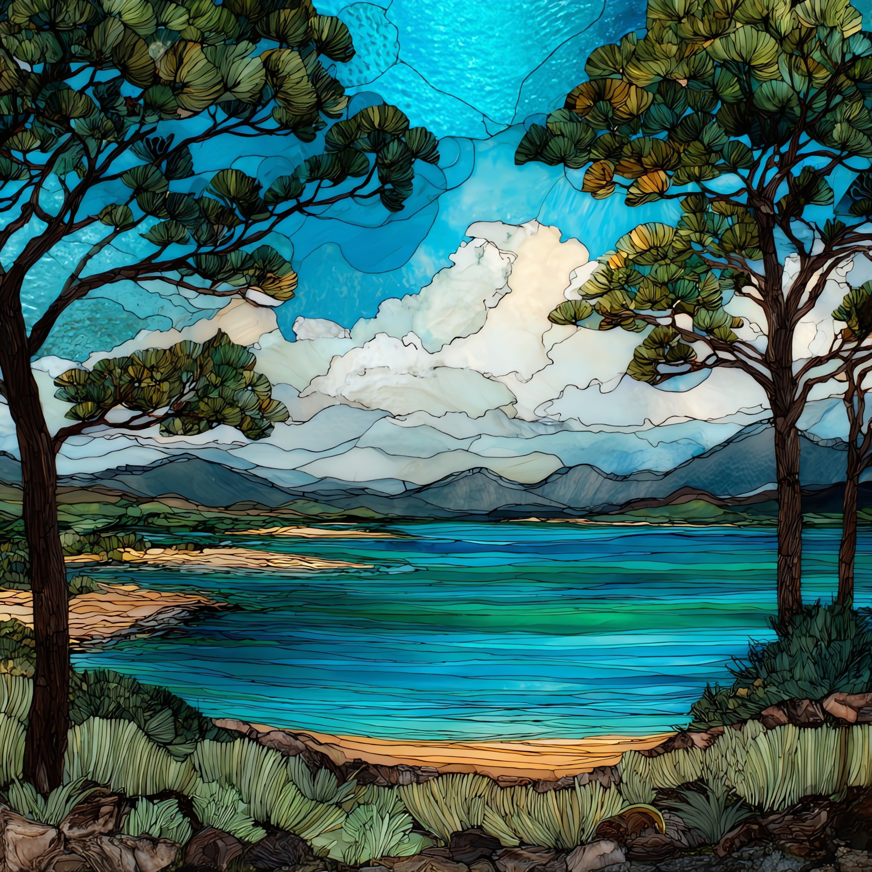 Henderson Beach State Park Destin — ceramic art tile