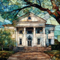 Old Queens — ceramic art tile