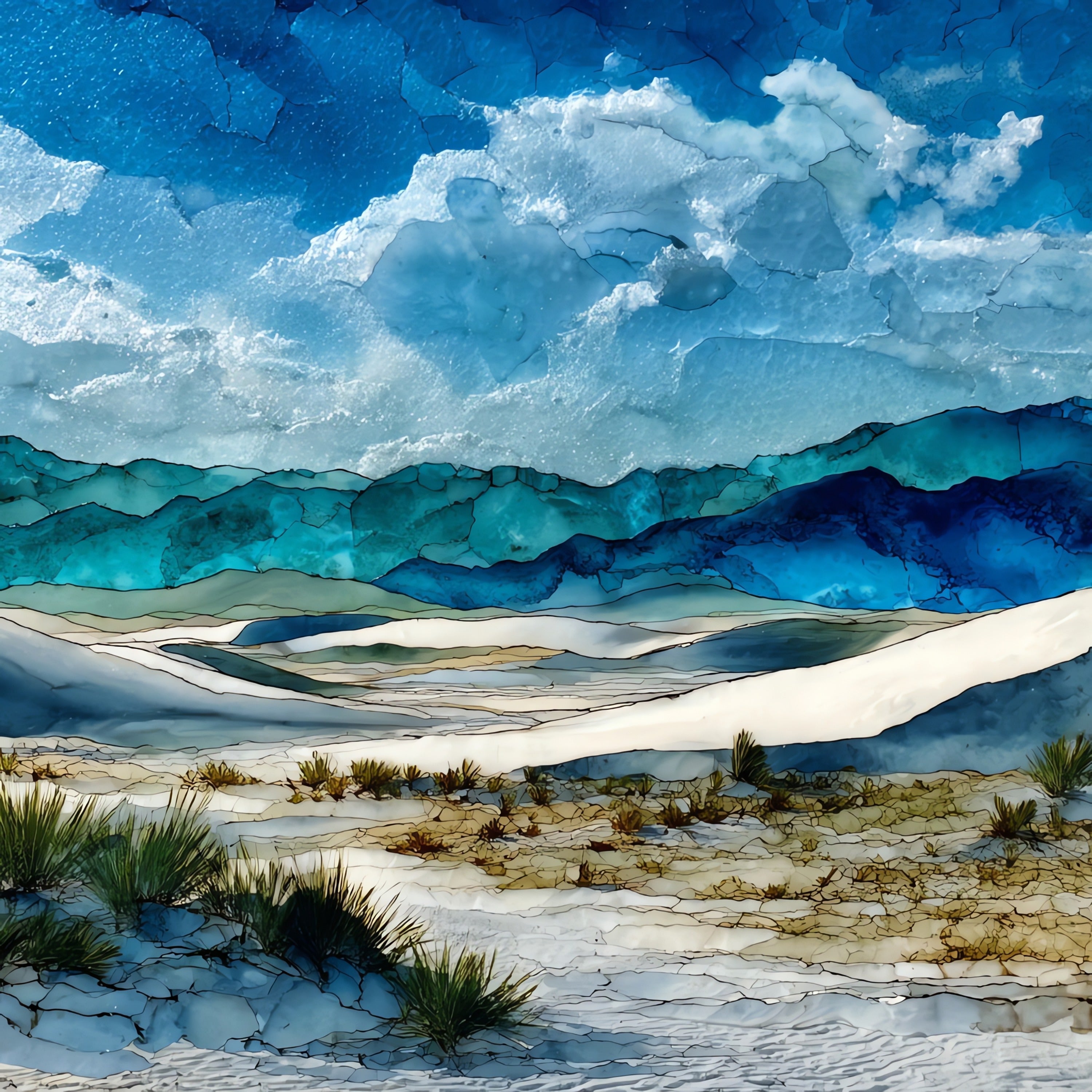 the Heart of the Sands in — ceramic art tile