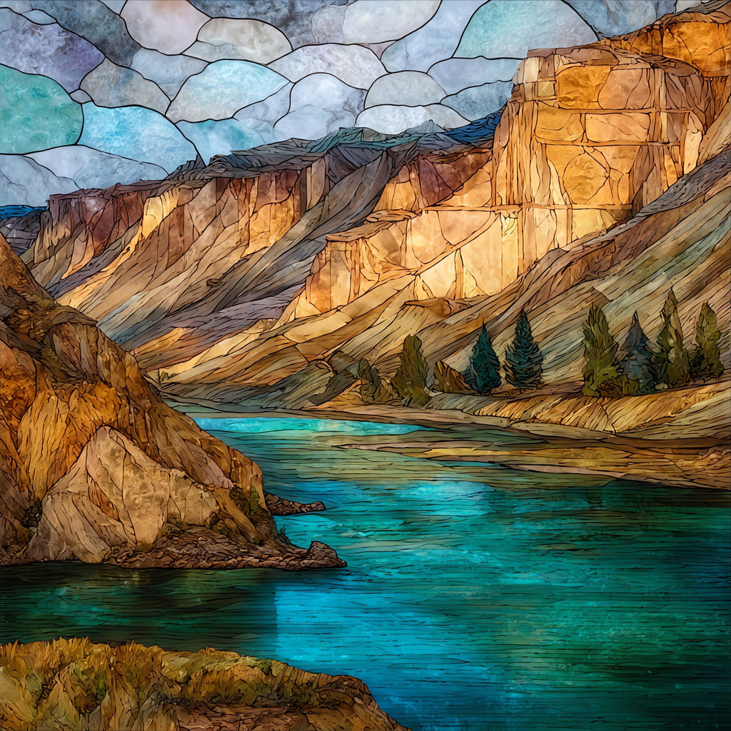 the Charles M — ceramic art tile
