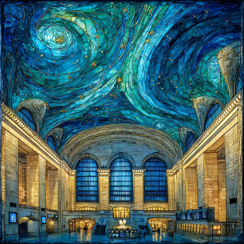 Grand Central Terminal's main concourse — ceramic art tile