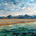 the Black Rock Playa — ceramic art tile