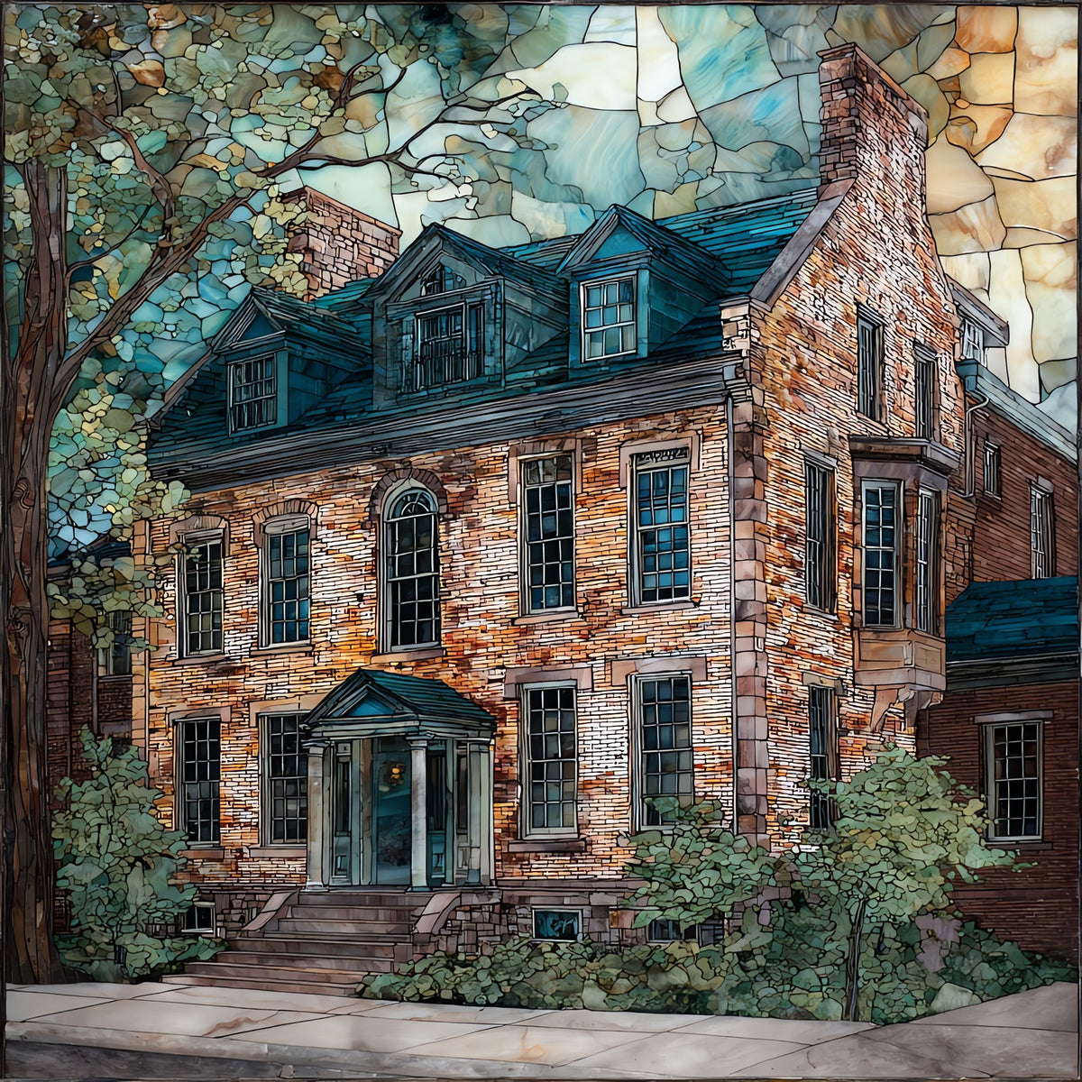 the Litchfield Tapping Reeve — ceramic art tile