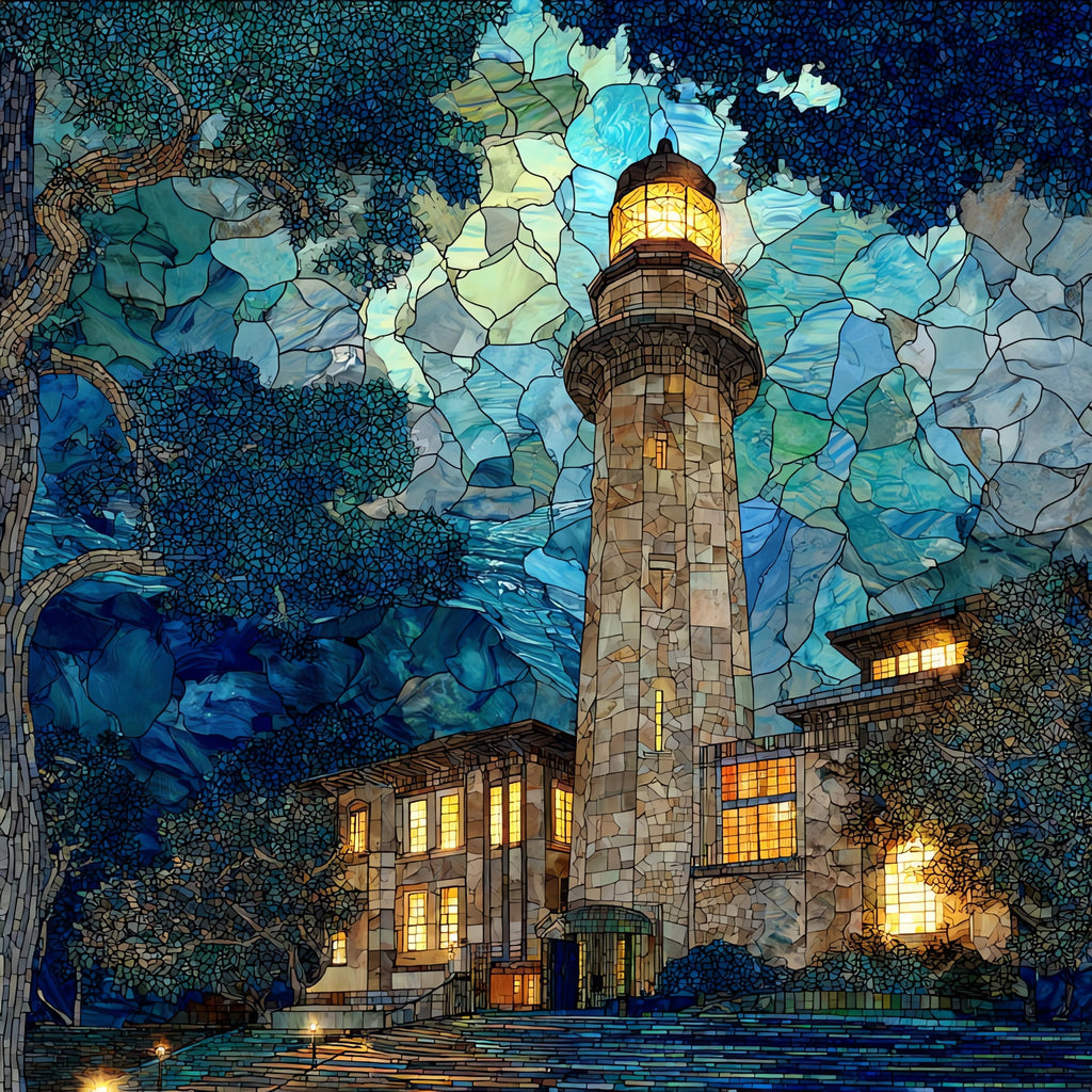 the Edison Tower — ceramic art tile