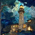 the Edison Tower — ceramic art tile