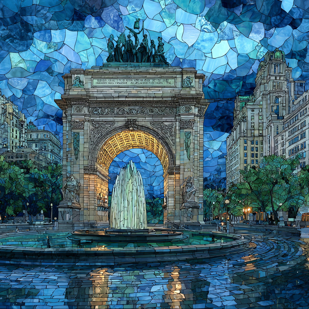 Grand Army Plaza — ceramic art tile