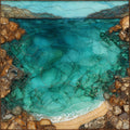 Balos Lagoon — ceramic art tile