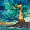 the Point Lookout lighthouse — ceramic art tile