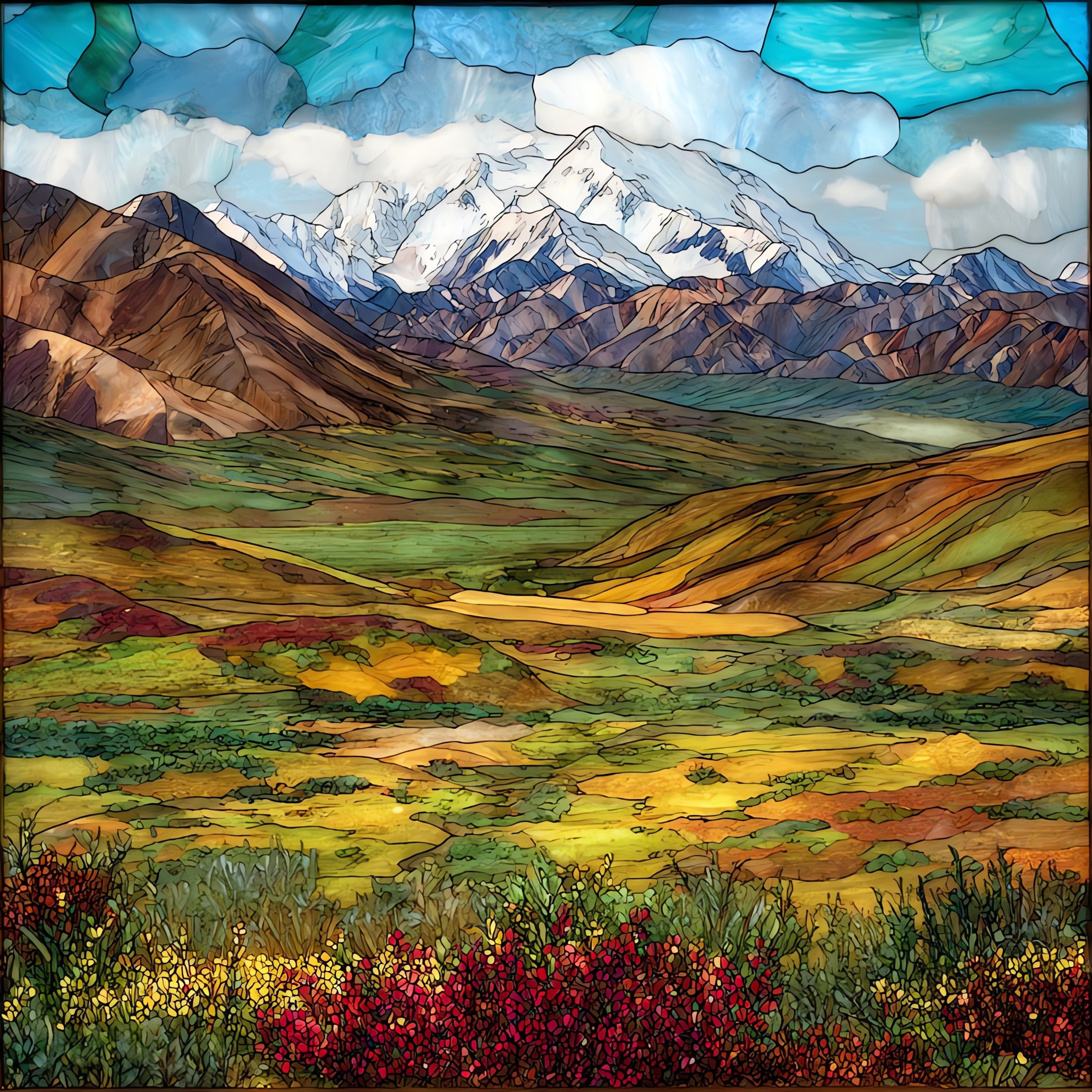 Stony Hill Overlook — ceramic art tile