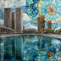 the Empire State Plaza — ceramic art tile