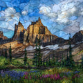 Broken Top — ceramic art tile