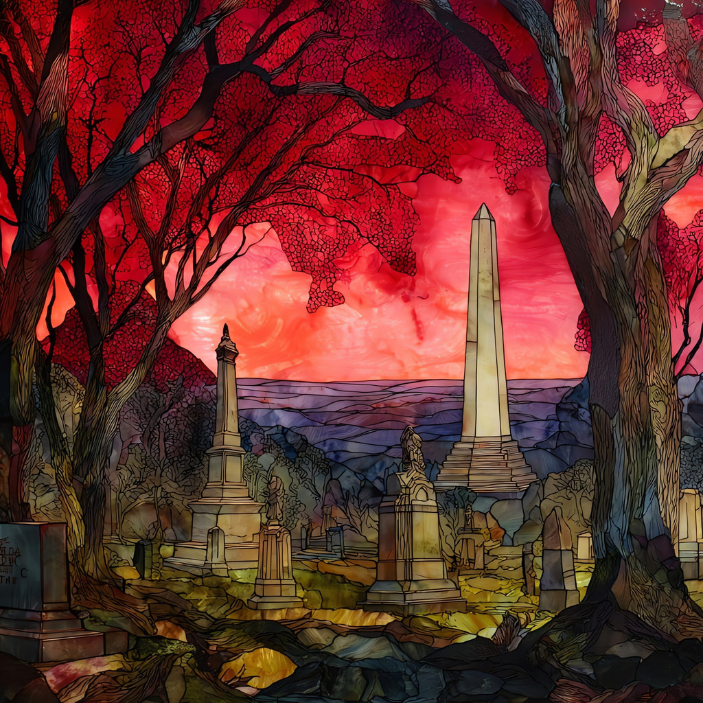 Hollywood Cemetery — ceramic art tile