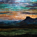 the Black Mesa summit — ceramic art tile