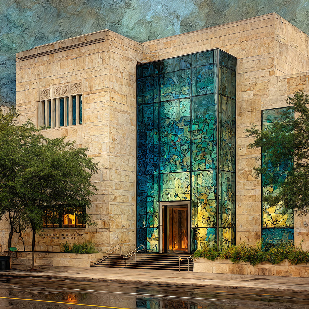 Dallas Arts District — ceramic art tile