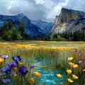 Tuolumne Meadows — ceramic art tile