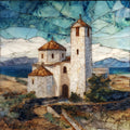Panagia Evangelistria of Tinos — ceramic art tile