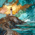 Battery Point Lighthouse — ceramic art tile