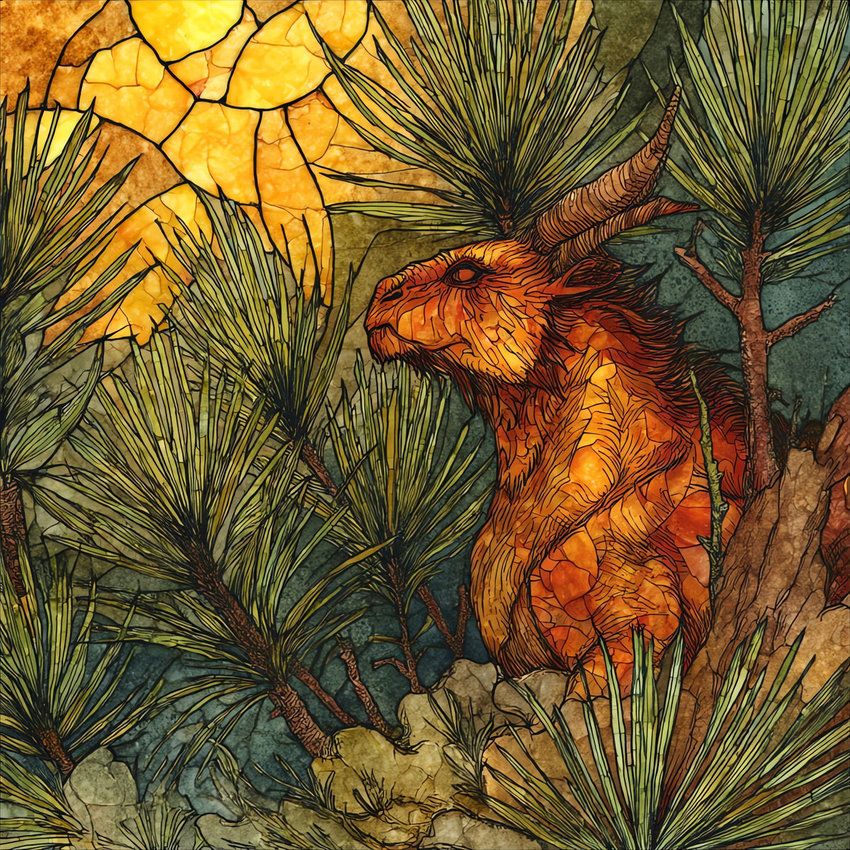 a Pine Barrens Jersey — ceramic art tile