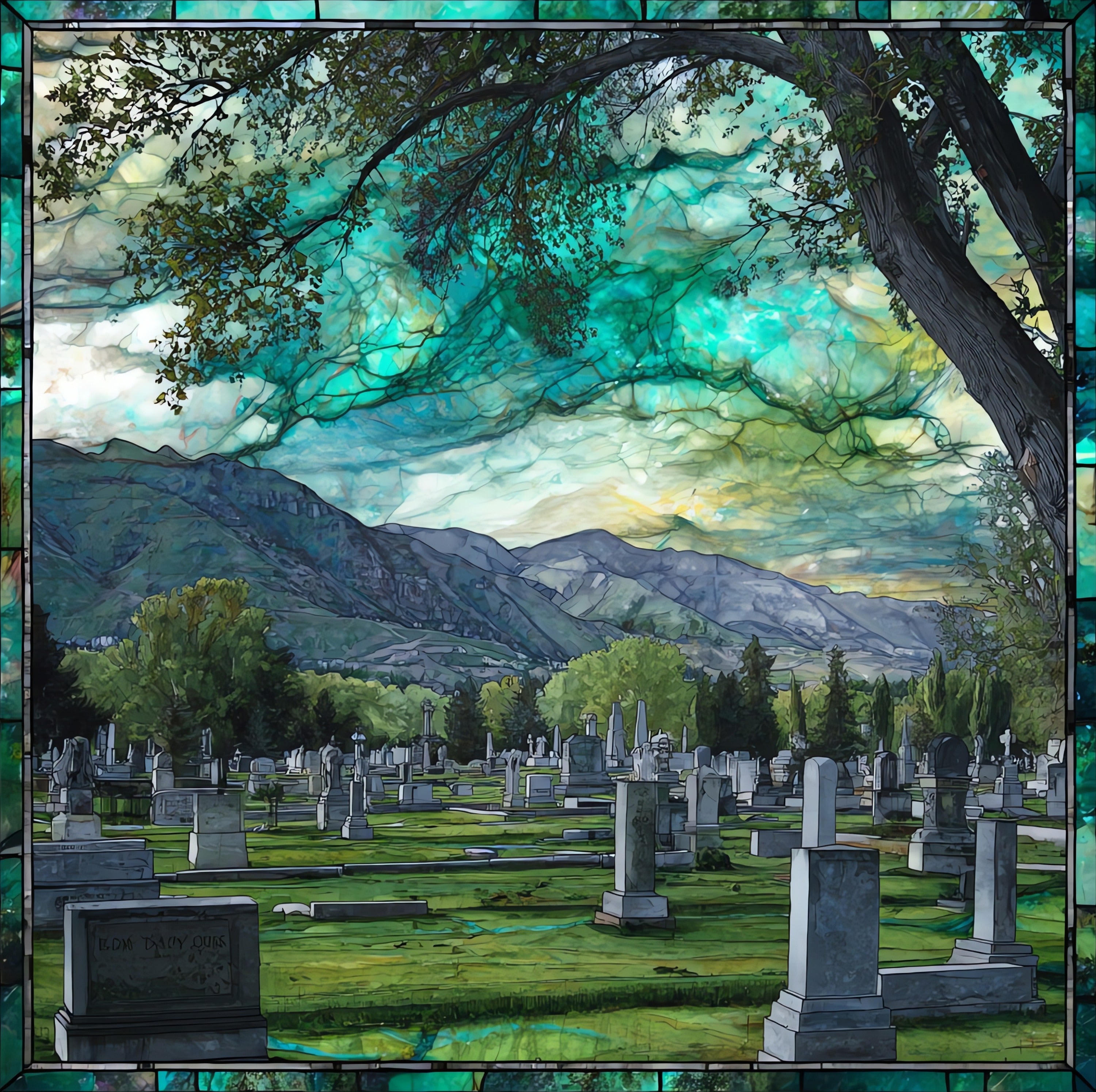 Hope Cemetery — ceramic art tile