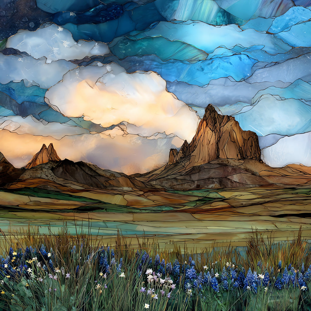 Point of Rocks landmark — ceramic art tile