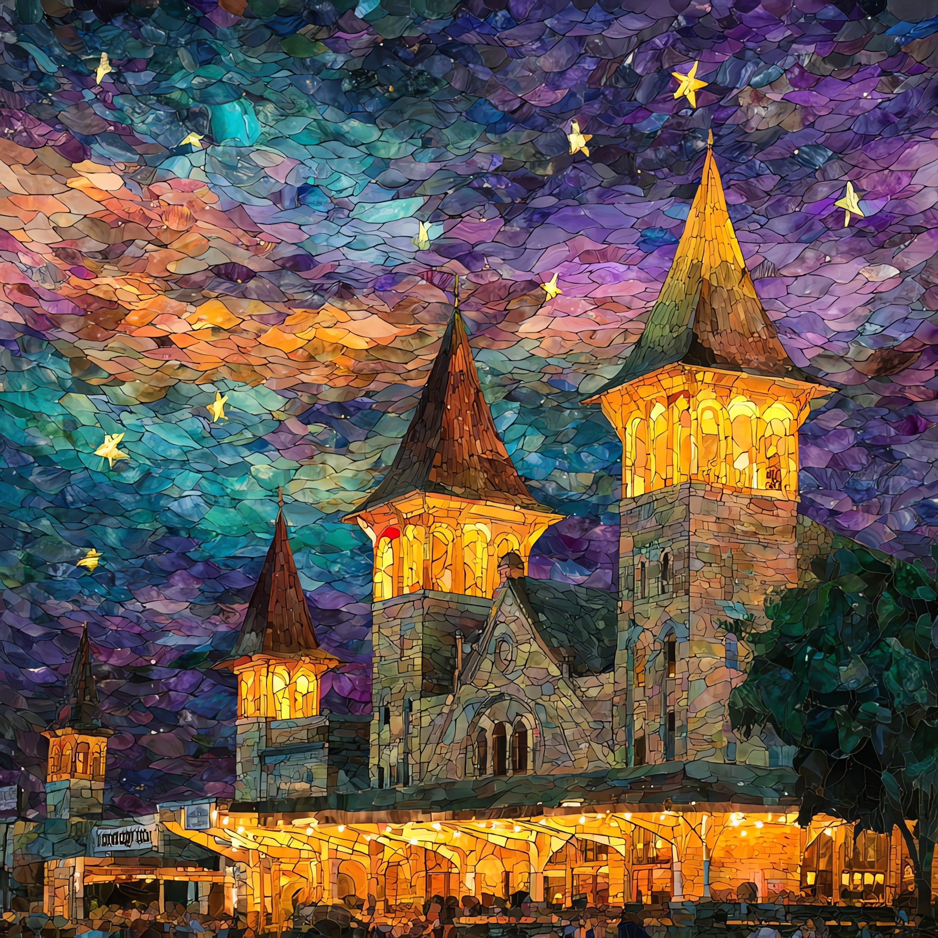 the Iowa State Fair Pioneer Hall — ceramic art tile